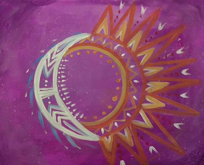 Tribal Sun & Moon